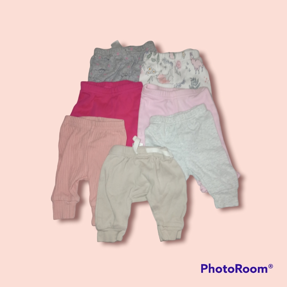 Set of 7 Girl NB Pants